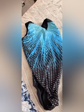 GK Light Blue (only 1) Performance Gymnastics Leotard